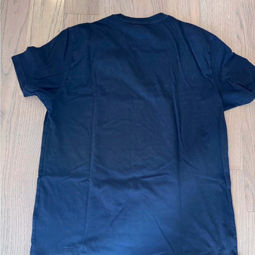 Banana Republic Navy Blue Men's Short Sleeve Tee